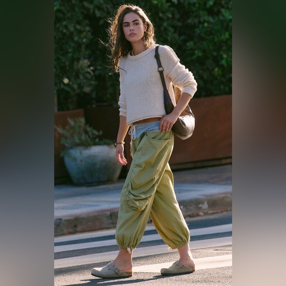 NWT Free People X Free-est Heather Pants ~Snakeskin Combo~ - Picture 4 of 4